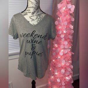 Apt. 9 Gray Short Sleeve Tee